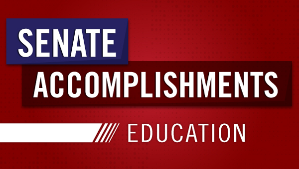 Senate Accomplishments - Education