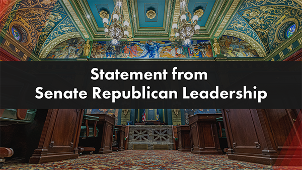 Senate Republican Leaders Issue Statement on Inauguration