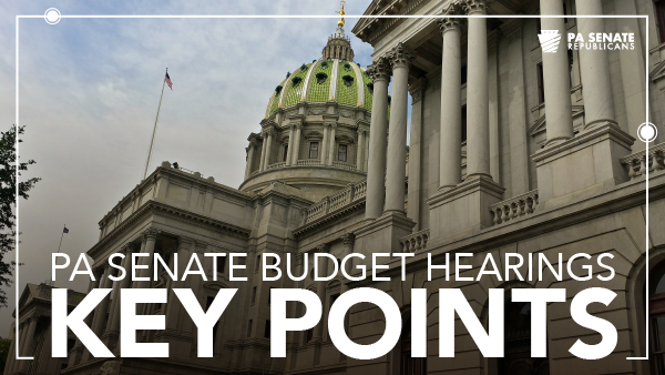 Key Points from Senate Budget Hearings with Budget Secretary, Department of General Services