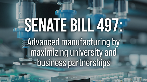 Robinson’s Max Manufacturing Initiative Act  Unanimously Approved by Senate Committee