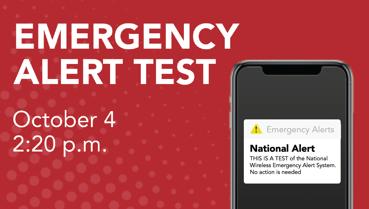 Why was there an emergency alert today? EAS test on Wednesday