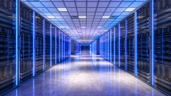 modern server room photo